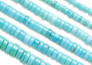 Sleeping Beauty Turquoise Heishi Beads